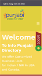 Mobile Screenshot of infopunjabidirectory.com